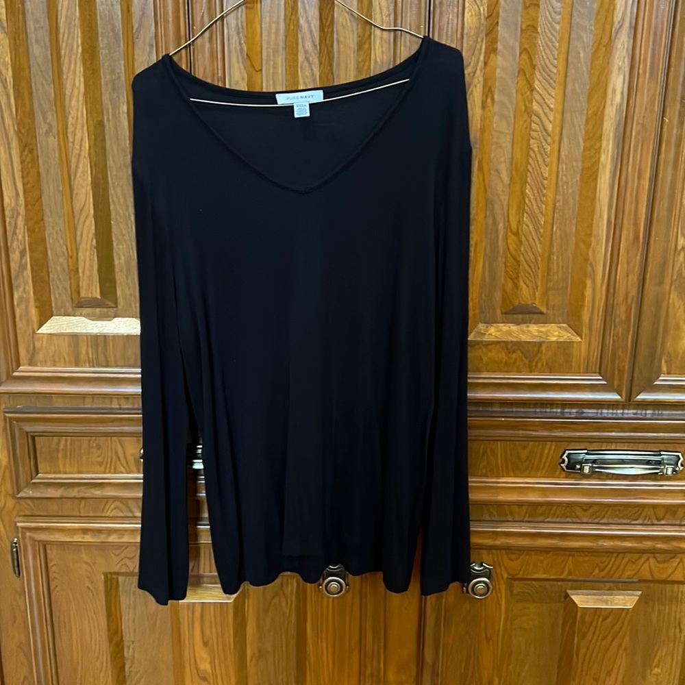Pure Navy Black Long Sleeve Warm Shirt